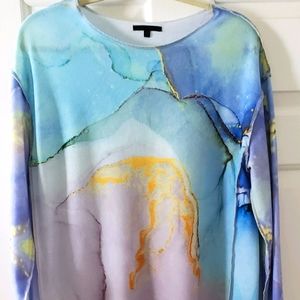 Lily London Light Knit Tunic Sweater.